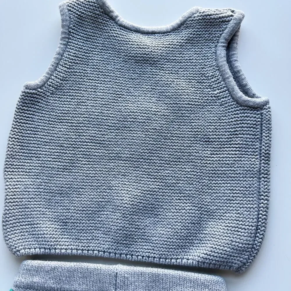 Hanna Andersson Baby Set Pineapple Soft Top & Shorts 0-3 Months 50cm‎ Organic